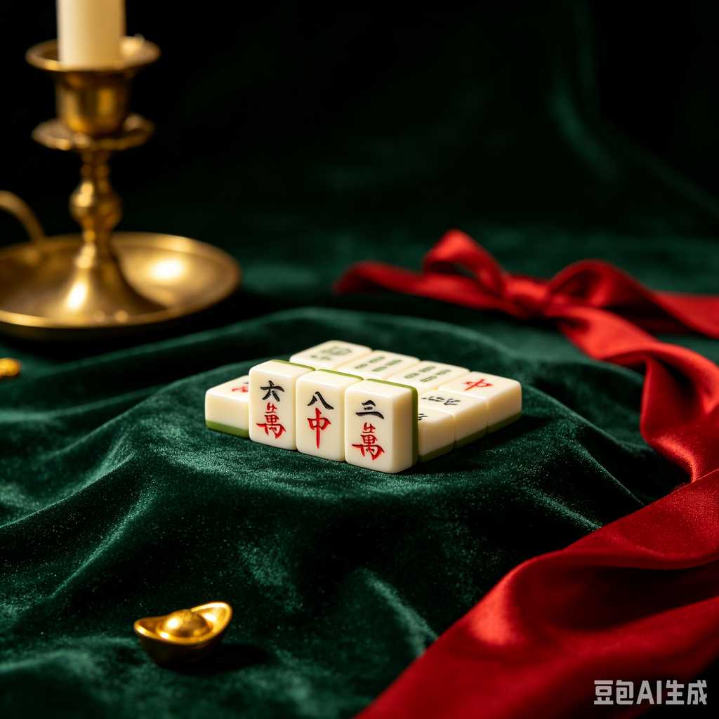 bamboo wood mahjong set
